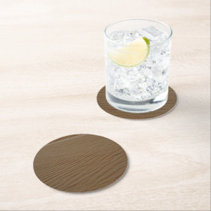 Dessous-de-verre Rond En Papier Dune de sable Abstraite par Shirley Taylor