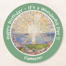 Edvard Munch Le Soleil (Solen) - Articles de fête 