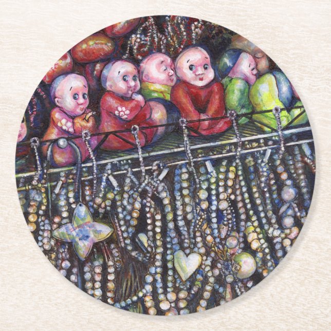 Dessous-de-verre Rond En Papier Épitomiser (Devant)