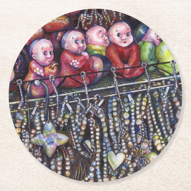 Dessous-de-verre Rond En Papier Épitomiser (Devant)