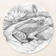 Grenouille sur Lily Pad