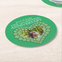 Jade 12e anniversaire mariage dessous de verre de 