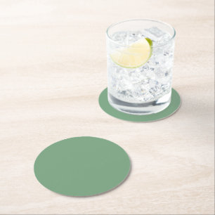 Dessous-de-verre Rond En Papier Klee - Tree Nursery green