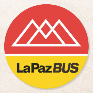 Dessous-de-verre Rond En Papier La Paz bus