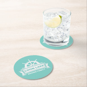Dessous-de-verre Rond En Papier Lac Family