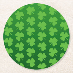 Dessous-de-verre Rond En Papier Le jour de St Patrick