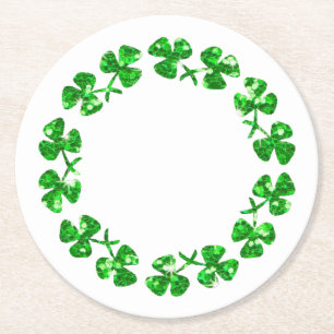 Dessous-de-verre Rond En Papier Le jour de St Patrick