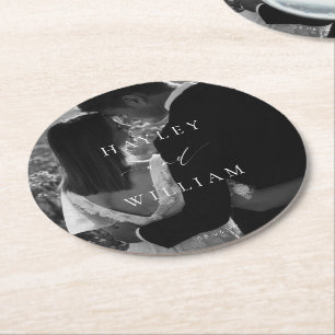 Dessous-de-verre Rond En Papier Mariage Ellesmere Photo