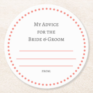 Dessous-de-verre Rond En Papier mes "deux cents "