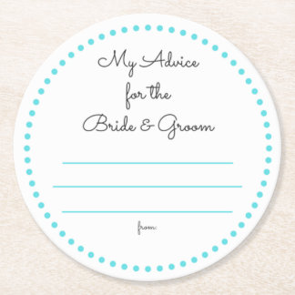 Dessous-de-verre Rond En Papier mes "deux cents "