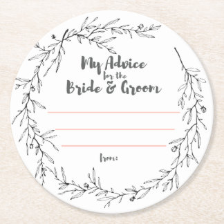 Dessous-de-verre Rond En Papier mes "deux cents "