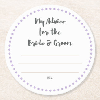 Dessous-de-verre Rond En Papier mes "deux cents "