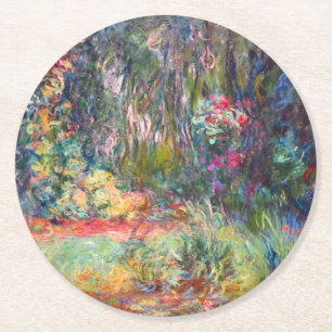 Dessous-de-verre Rond En Papier Monet Water Lily Pond