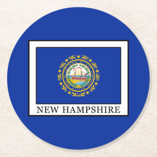 Dessous-de-verre Rond En Papier New Hampshire