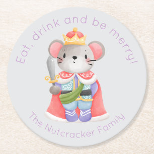 Dessous-de-verre Rond En Papier Nutcracker Mouse King