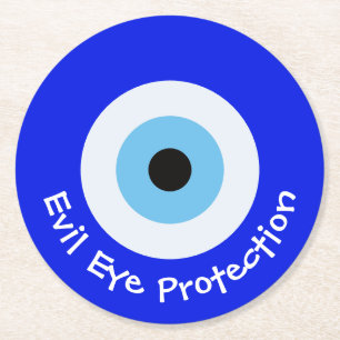 Dessous-de-verre Rond En Papier Oeil malin grec