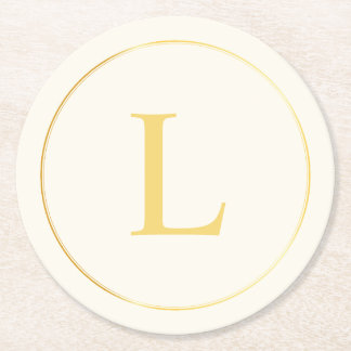 Dessous-de-verre Rond En Papier Paper Coaster