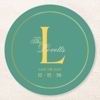 Dessous-de-verre Rond En Papier Paper Coaster