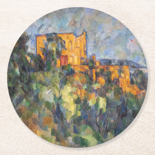 Dessous-de-verre Rond En Papier Paul Cezanne - Château Noir (Devant)