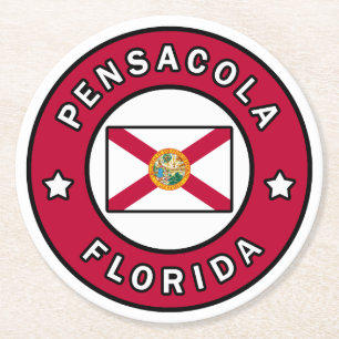 Dessous-de-verre Rond En Papier Pensacola la Floride
