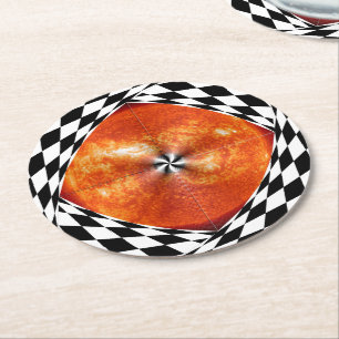 Dessous-de-verre Rond En Papier Portail au Soleil par Kenneth Yoncich