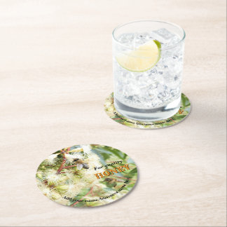 DESSOUS-DE-VERRE ROND EN PAPIER PROTEGE-VERRRES EN PAPIER PERSONNALISÉS POUR APICU