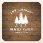 Rustic Country Famille Cabines Arbres Bois Planche