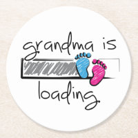 Slogan grandma is loading. Grand et grand-mère.