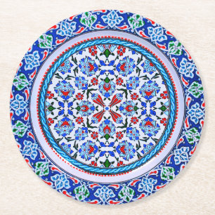 Dessous-de-verre Rond En Papier Sous-verres en papier élégants
