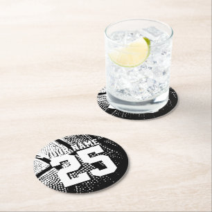 Dessous-de-verre Rond En Papier Sous-verres en papier ronds pour fête d'anniversai
