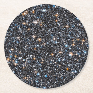 Dessous-de-verre Rond En Papier Stars In The Milky Way's Galactic Bulge.