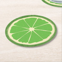 Tranches d'agrumes de citron vert    