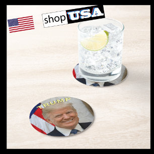 Dessous-de-verre Rond En Papier Trump Président 45 Epic Fun Fantastic