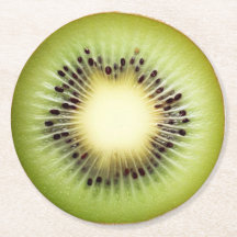 Ultra Réalisme Kiwi Slice Beverage Coaster