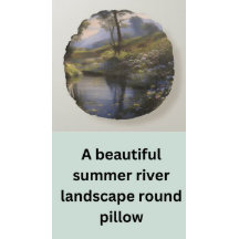 Un magnifique paysage de rivière d'été