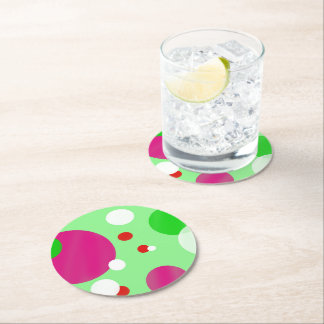 Dessous-de-verre Rond En Papier Vacances Dessous de Verre en Papier