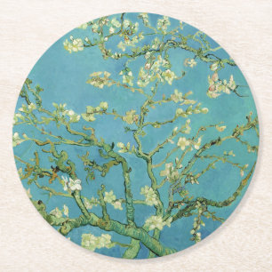 Dessous-de-verre Rond En Papier Van Gogh   Fleur d'amande   1890