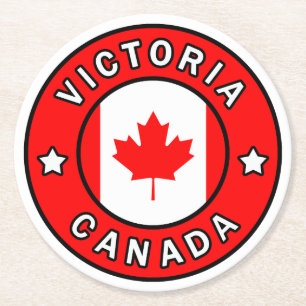 Dessous-de-verre Rond En Papier Victoria Canada