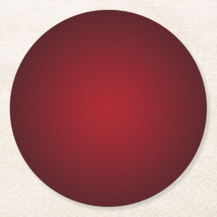 Dessous-de-verre Rond En Papier Vignette rouge-noir gris tendance