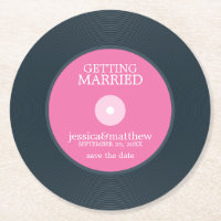 Vinyl Record Wedding Save the Date Mariage