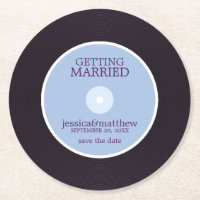 Vinyl Record Wedding Save the Date Mariage