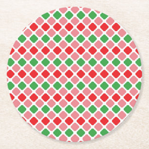 Dessous-de-verre Rond En Papier Watermelon Summer Digital Paper-56201