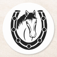 Western Horse Mariage campagnard Horseshoe Rustiqu