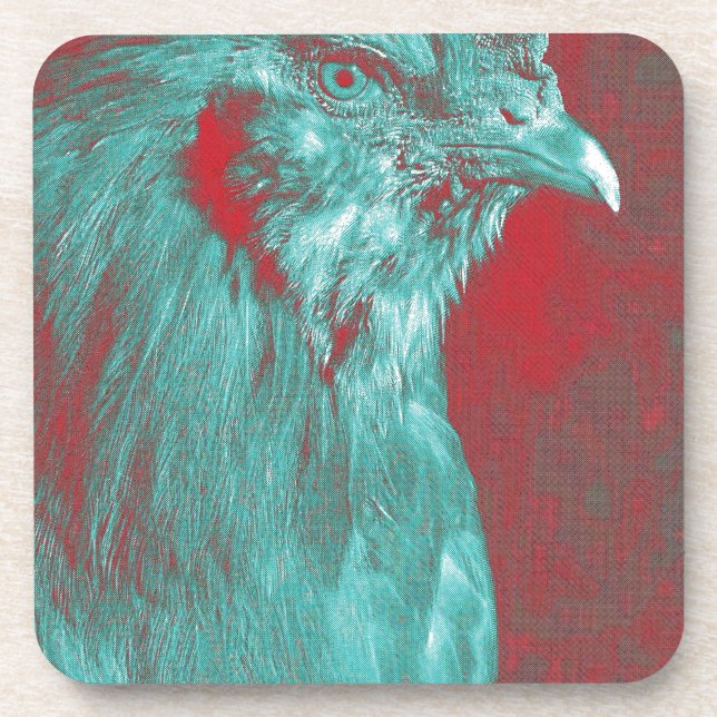 Dessous-de-verre Rooster (Devant)
