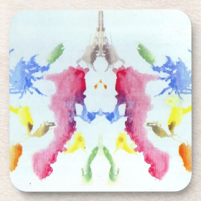 Dessous-de-verre Rorschach Inkblot Test Psychiatrie (Devant)