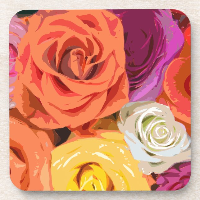 Dessous-de-verre Rose (Devant)