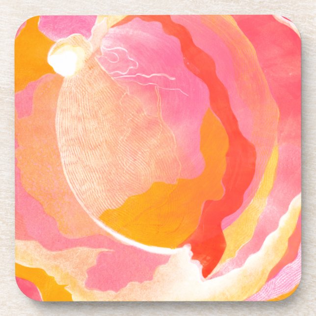 Dessous-de-verre Rose de chou III (Devant)