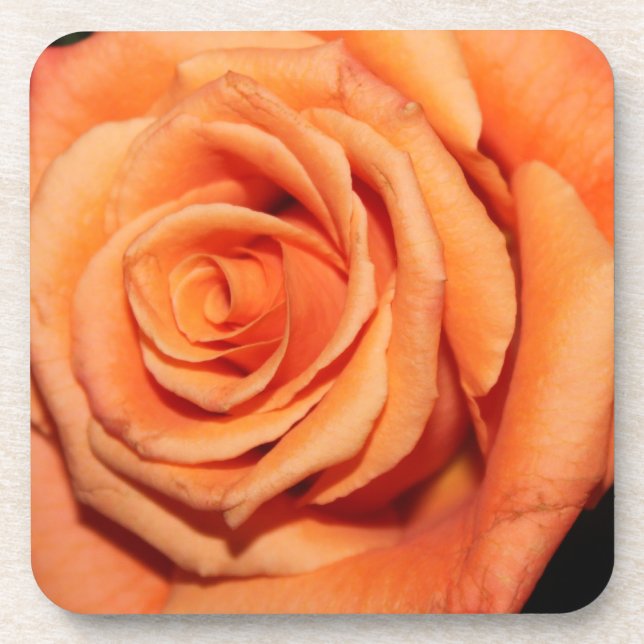 Dessous de verre Rose de pêche (Devant)