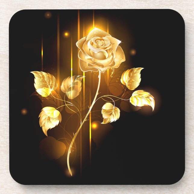 Dessous-de-verre Rose d'or ( rose d'or ) (Devant)