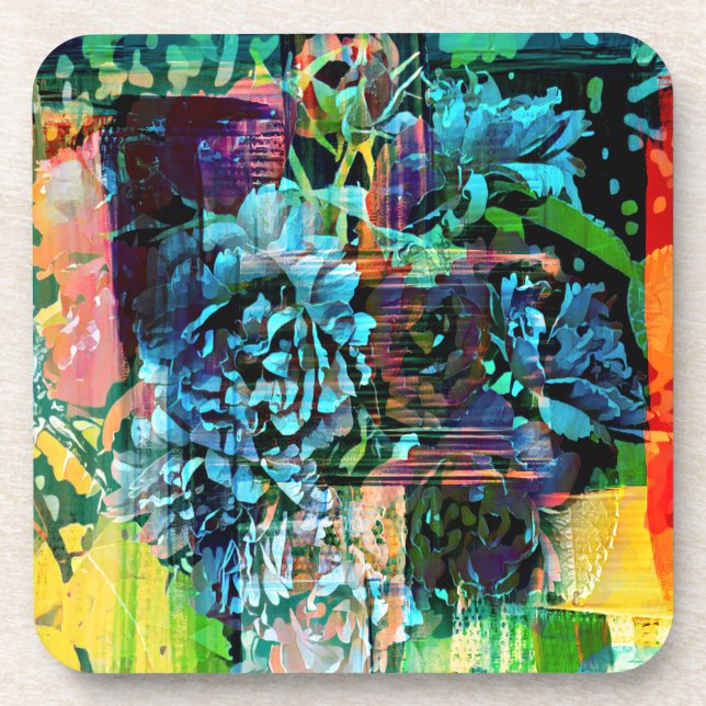 Dessous-de-verre Roses de nuit (Devant)